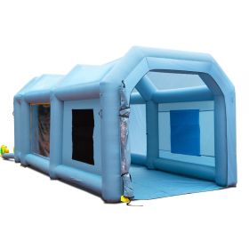 VEVOR Inflatable Paint Booth, 20x10x8ft Inflatable Spray Booth, High Powerful 480W+750W Blowers Spray Booth Tent