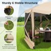 11.5 X 11.5 FT Pop-up Screen House Tent with Portable Carrying Bag