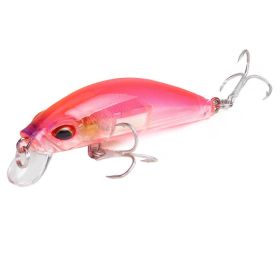 1Pcs Lifelike Luminous Minnow Winter Fishing Lures 70mm/11g Hard Artificial Bait Fish Tackle Crankbaits Fishing Accessories (Color: 04)