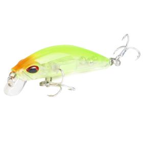 1Pcs Lifelike Luminous Minnow Winter Fishing Lures 70mm/11g Hard Artificial Bait Fish Tackle Crankbaits Fishing Accessories (Color: 02)