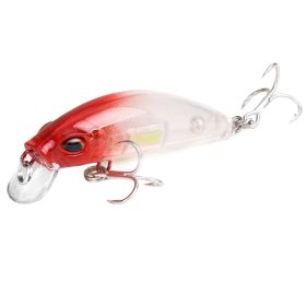 1Pcs Lifelike Luminous Minnow Winter Fishing Lures 70mm/11g Hard Artificial Bait Fish Tackle Crankbaits Fishing Accessories (Color: 01)