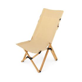 Folding Camping Chair with 2-Level Adjustable Backrest (Type: 1pcs, Color: As pic show)