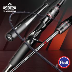 HANDING Magic Shadow Long Cast Lure Fishing Rod Full Carbon Monocoque Handle Fishing Rod MF Action 2.59M Fishing Rod Spinning (length: Casting-2.59m M)