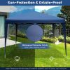 10 x 10 Feet Outdoor Pop-up Patio Canopy for  Beach and Camp