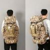 Large Outdoor Waterproof Backpack for Climbing Hiking Camping